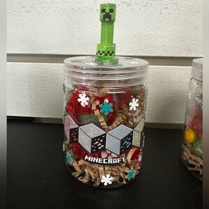 Green Creeper Candy Jar